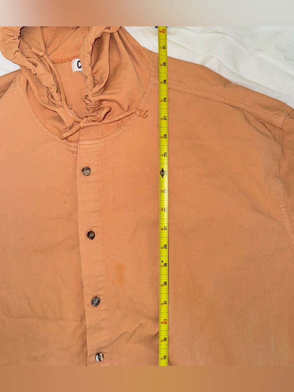 City Jeans Peach/Tan Hooded Men’s Jacket